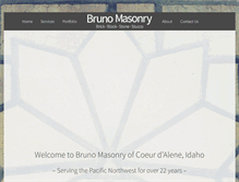 Tablet Screenshot of brunomasonry.com